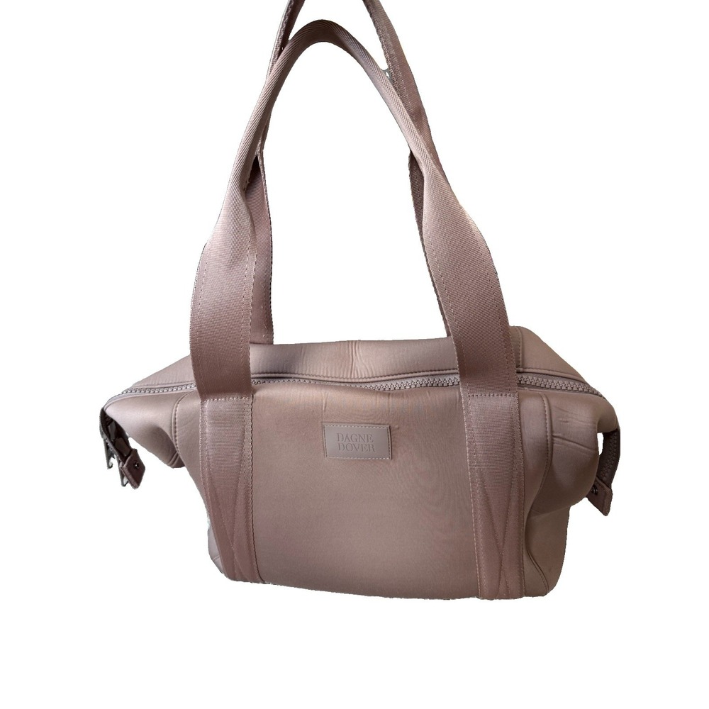 Dagne Dover Landon Neoprene Carryall Bag In Mauve